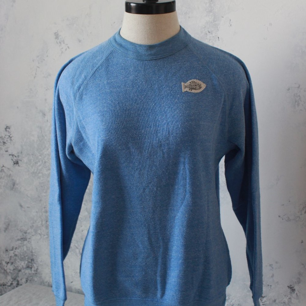 Madewell blue sweatshirt, super soft & cozy